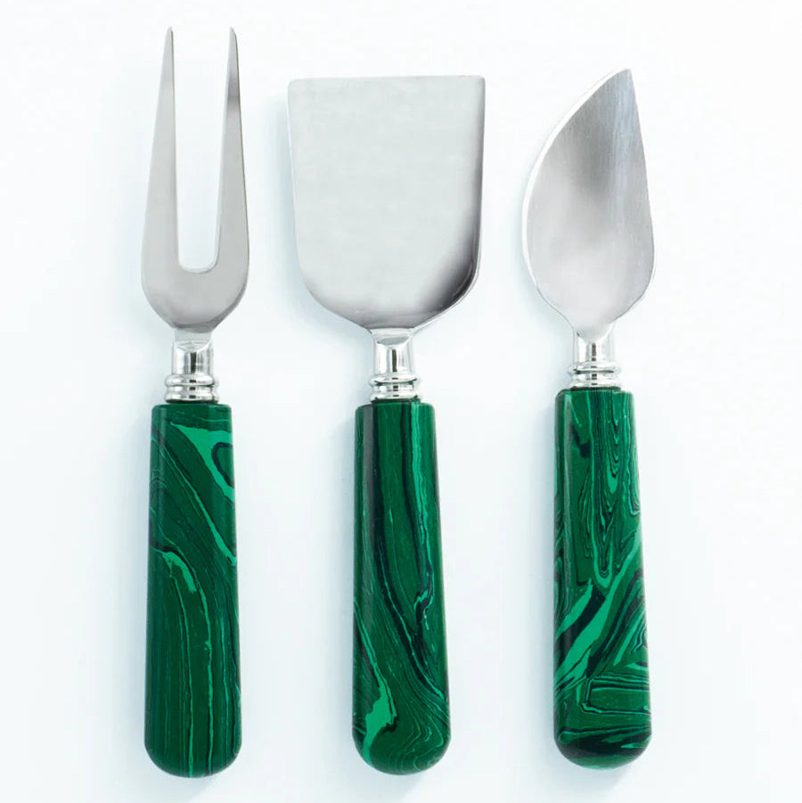 Cheese Set - Emerald