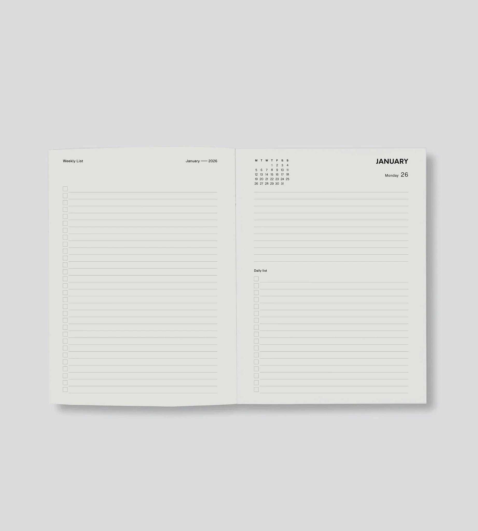 Father Rabbit | Daily Diary 2026 | Olive Deco