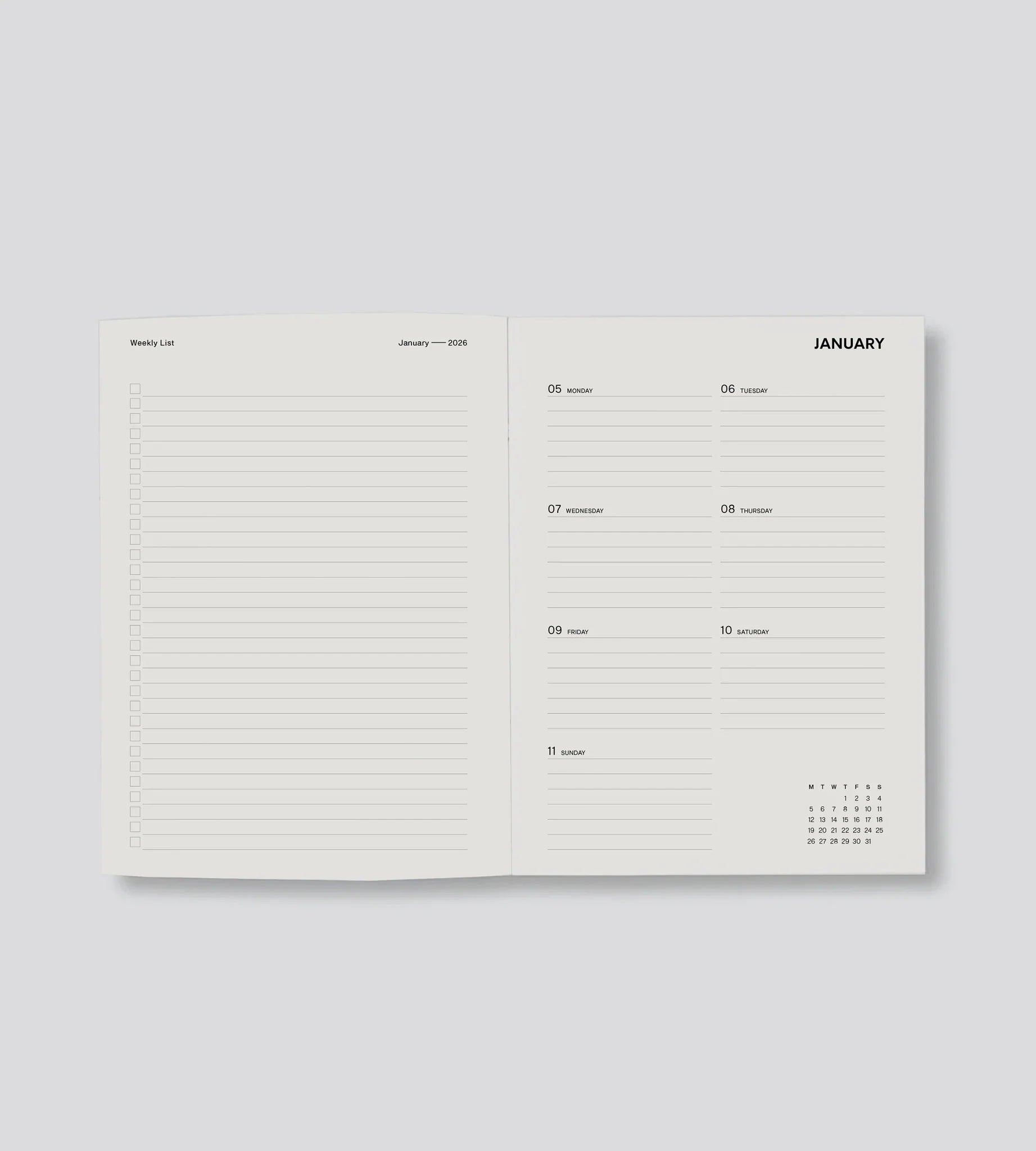 Father Rabbit x Juliette Hogan | Weekly Diary 2026 | Petal Parade