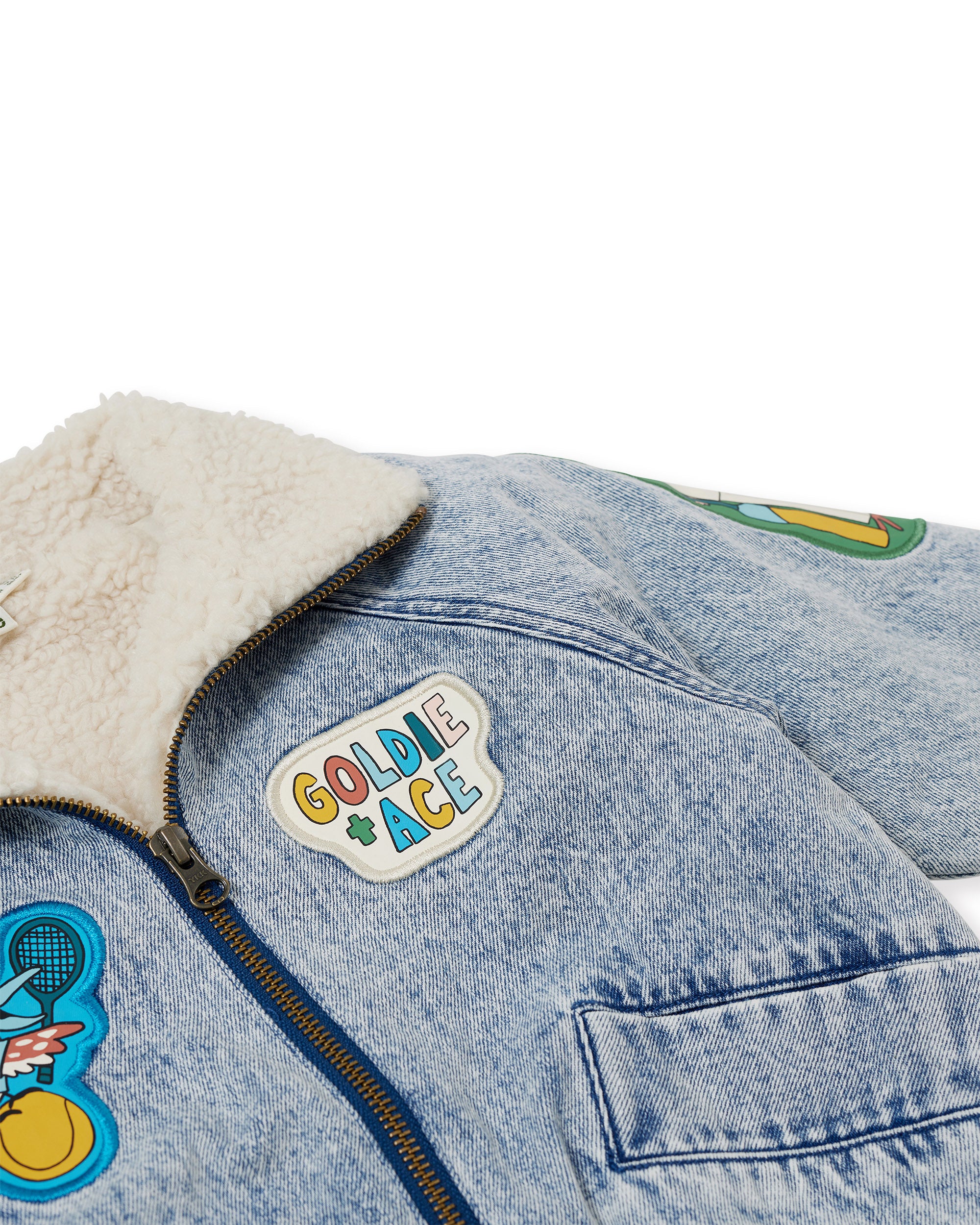 ARI DENIM SHERPA JACKET
