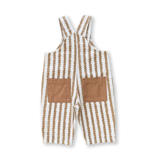 Everyday Organic Overalls - Stacked Pebble