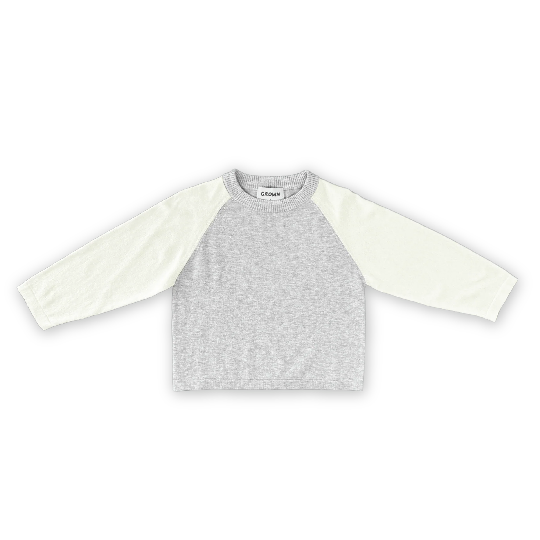 Raglan Long Sleeve Tee - Grey Marle