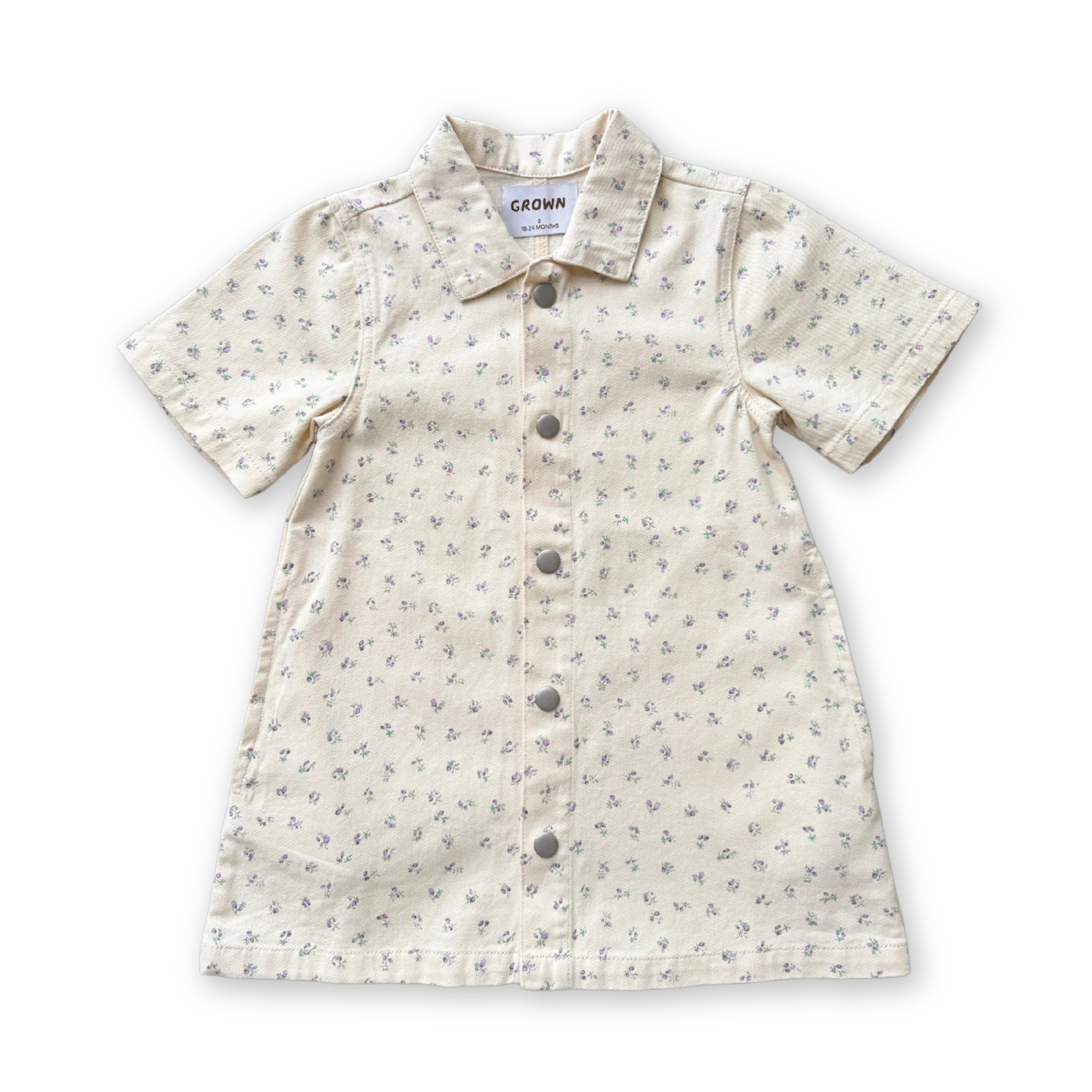 Collar Dress - Garden