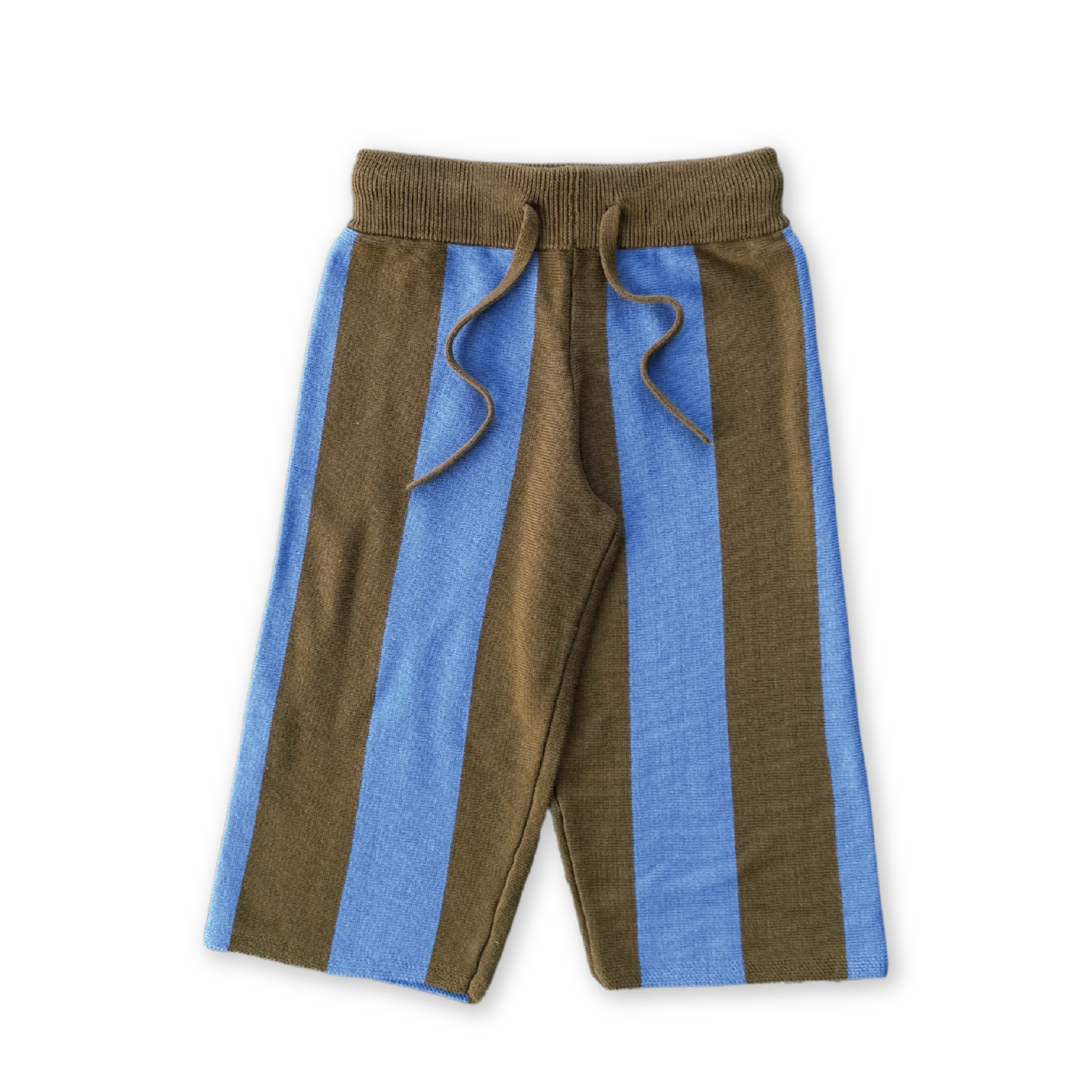 Striped Knit Pant - Coffee