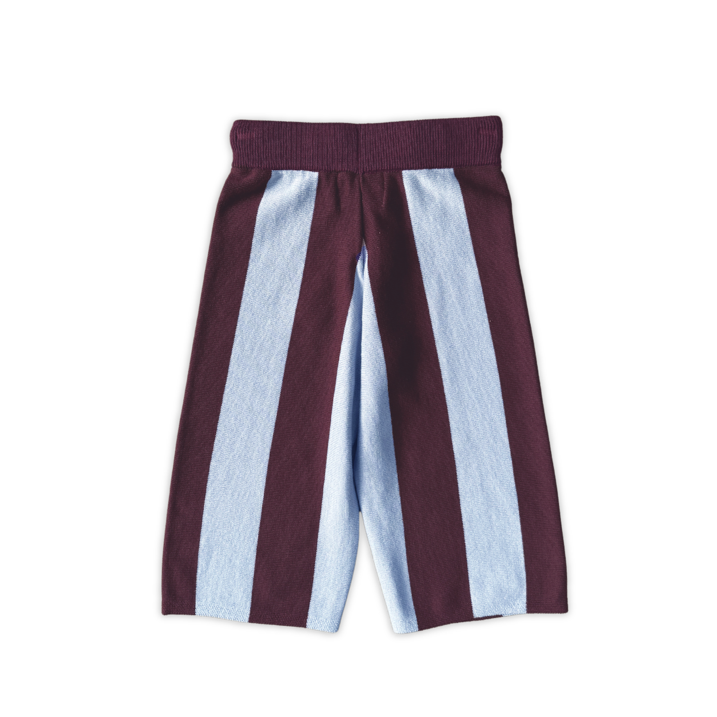 Organic Striped Knit Pants - Plum & Haze
