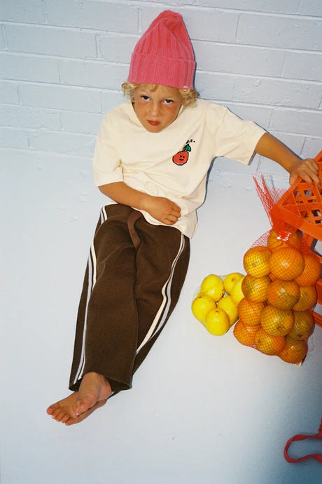 Merino Blend Rib Knit Beanie - Raspberry