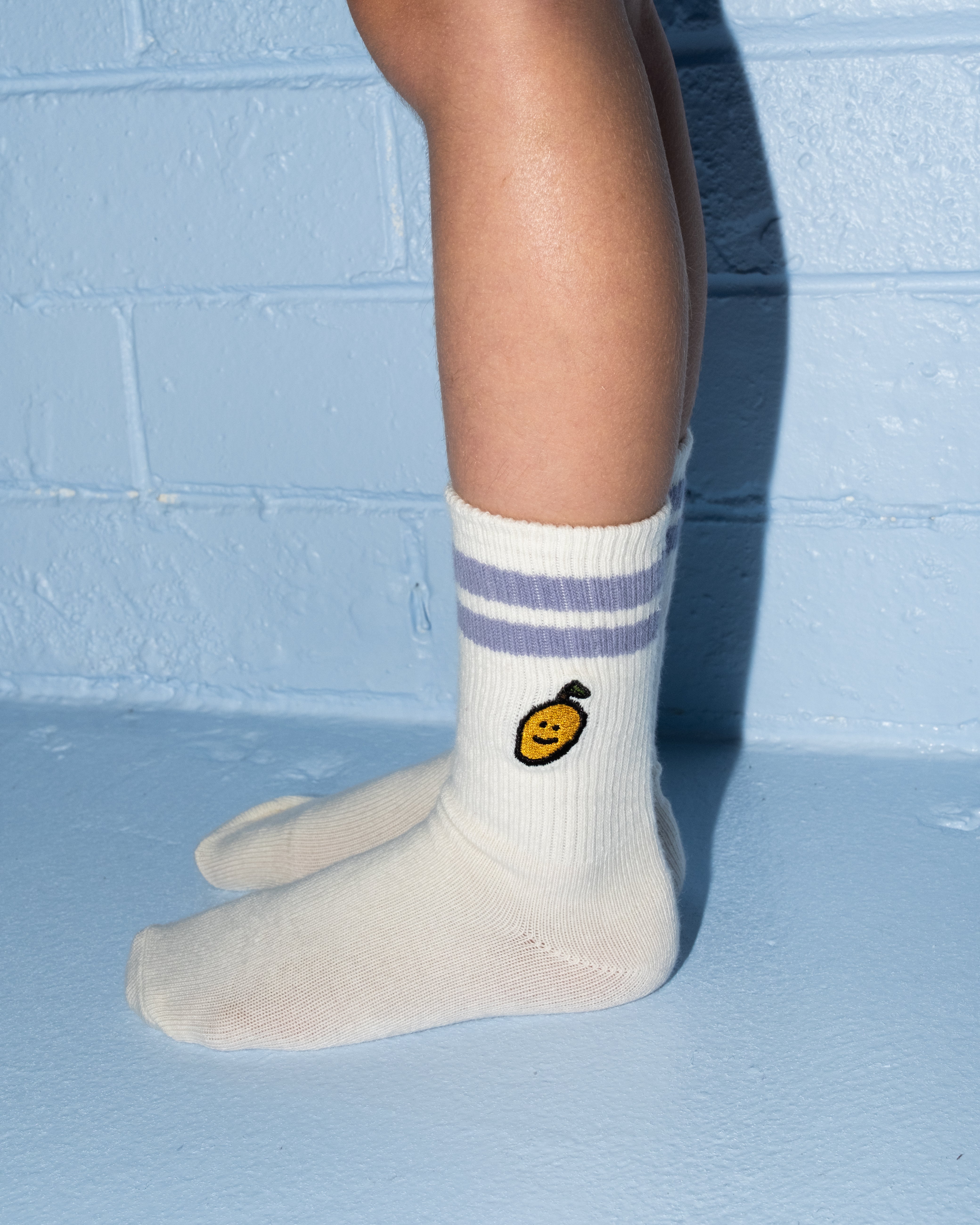 2-Pack Fruit Salad Cotton Socks - Milk