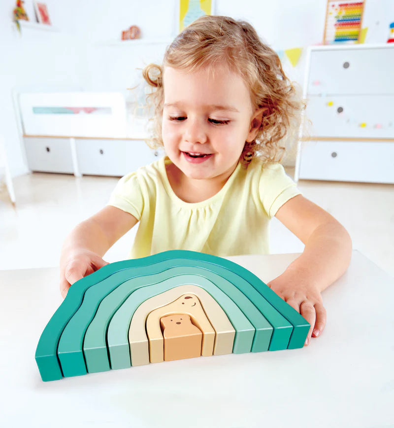 Hape Artic Polar Bear Stacking Blocks