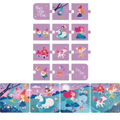 Hape 4 in 1 Puzzle & Storytelling 71pc