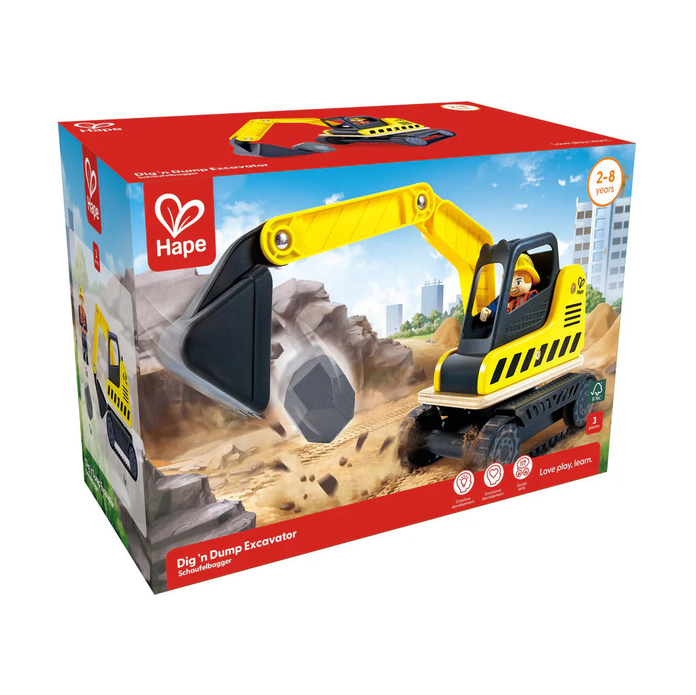 Hape Dig & Dump Excavator