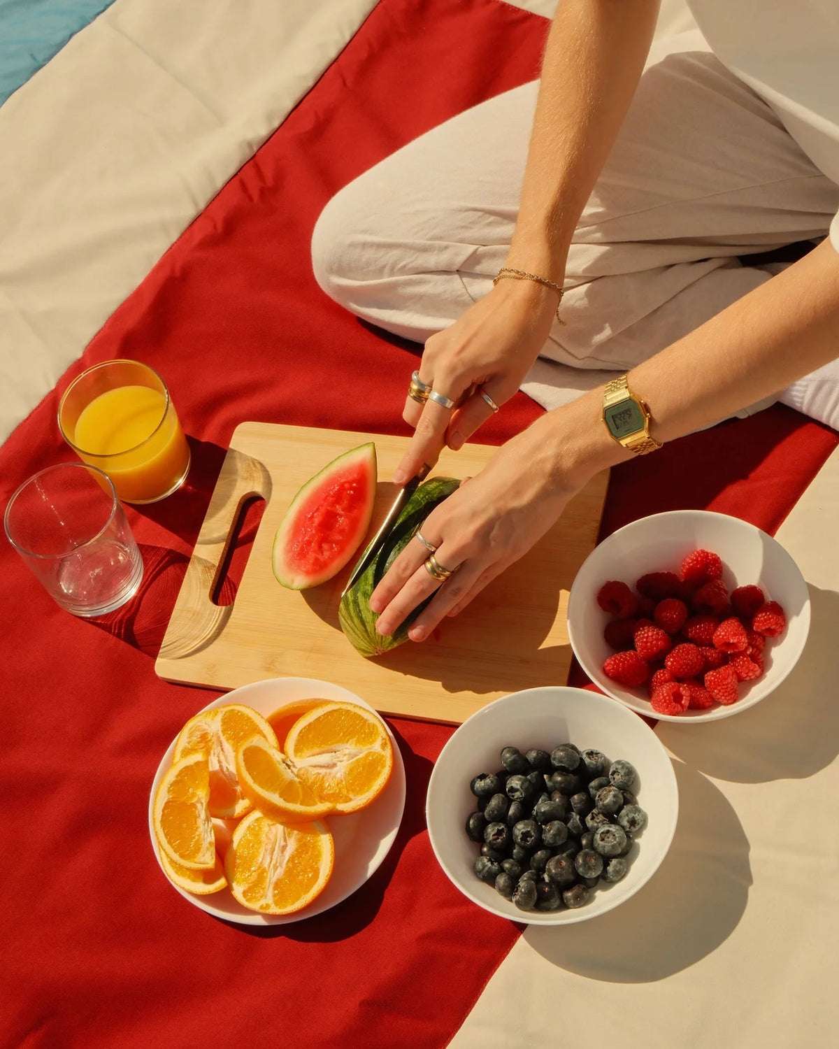 Picnic Blanket - Berry
