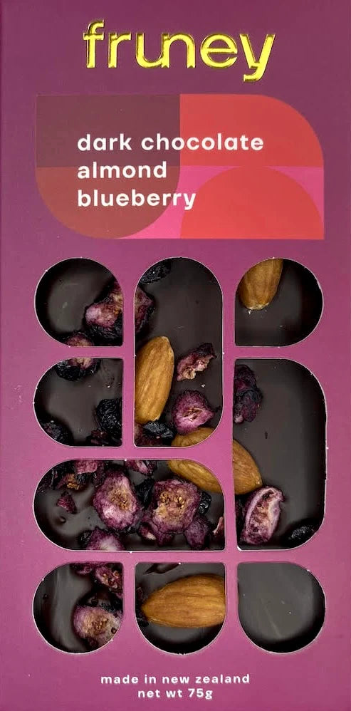 Dark Chocolate, Almonds & Blueberries 75g