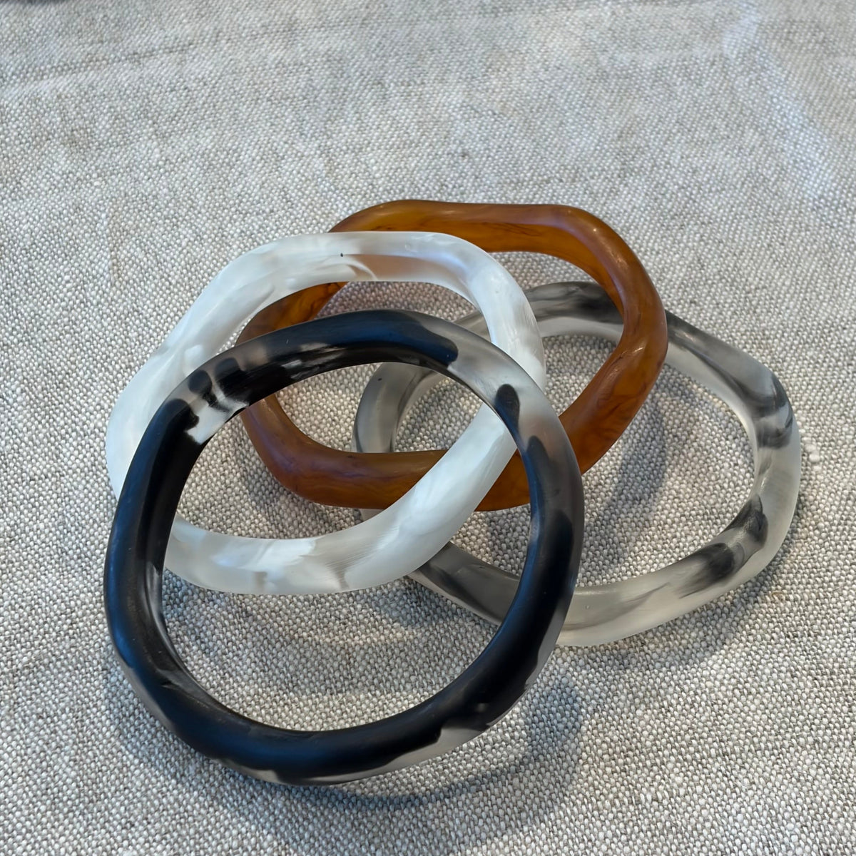Wavy Resin Bangle
