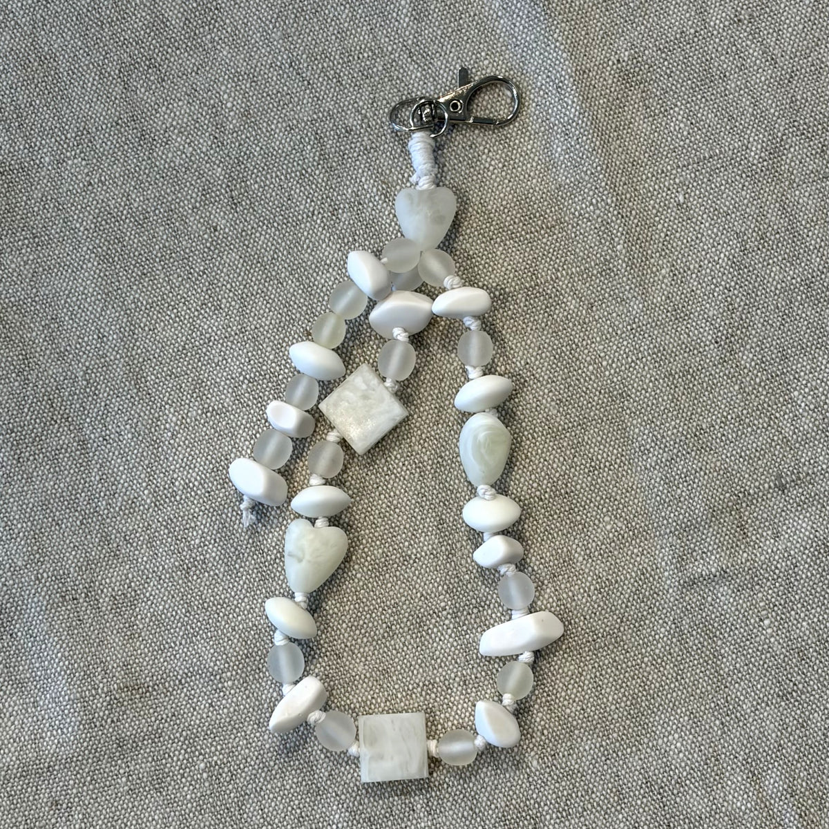 Beaded Resin Keyring