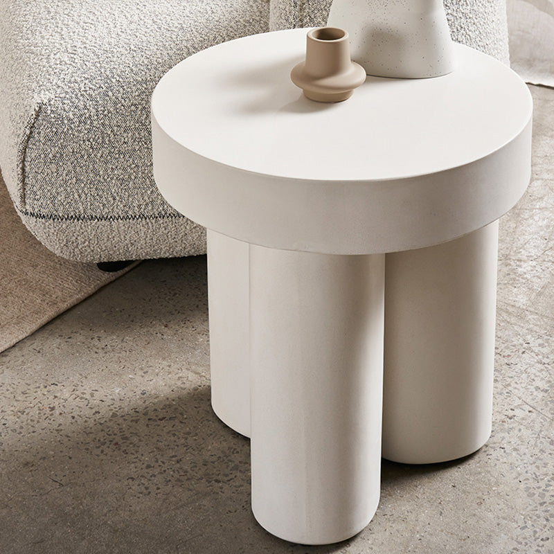 Concrete Tuba Side Table