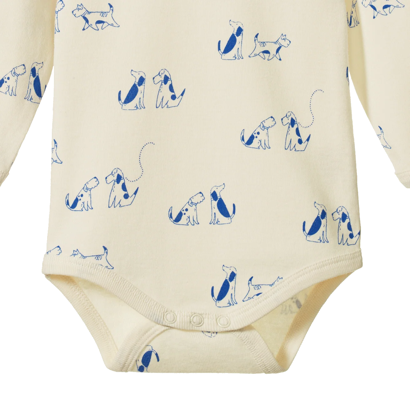 LONG SLEEVE BODYSUIT - Dog Walk Print