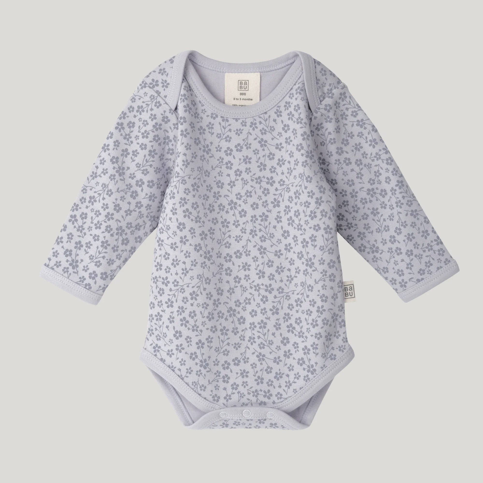 Bodysuit Long Sleeve - Lavender Ditsy Floral