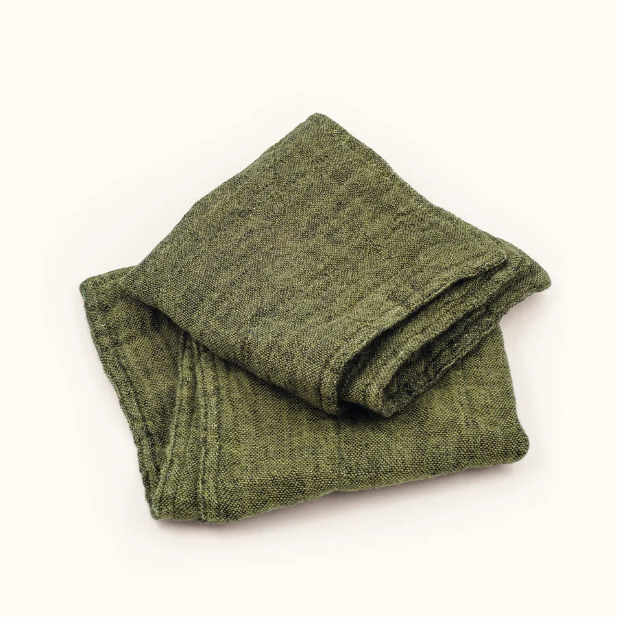 Washcloths - Leggera Deep Moss Set of 2