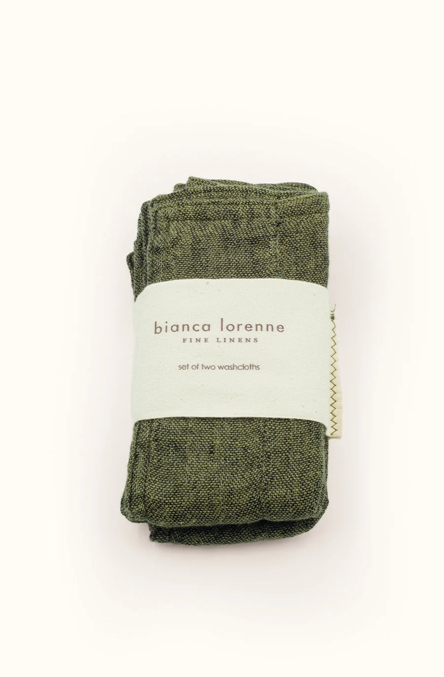 Washcloths - Leggera Deep Moss Set of 2