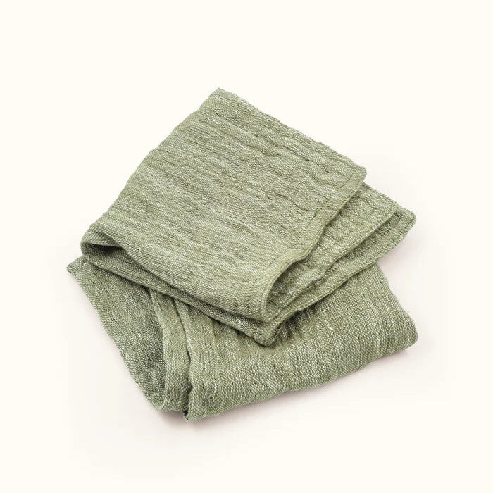 Washcloths - Leggera Moss Set of 2