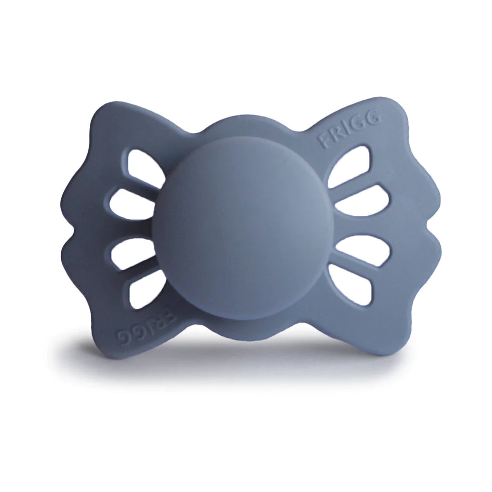 Symmetrical Lucky Silicone Pacifier - Slate