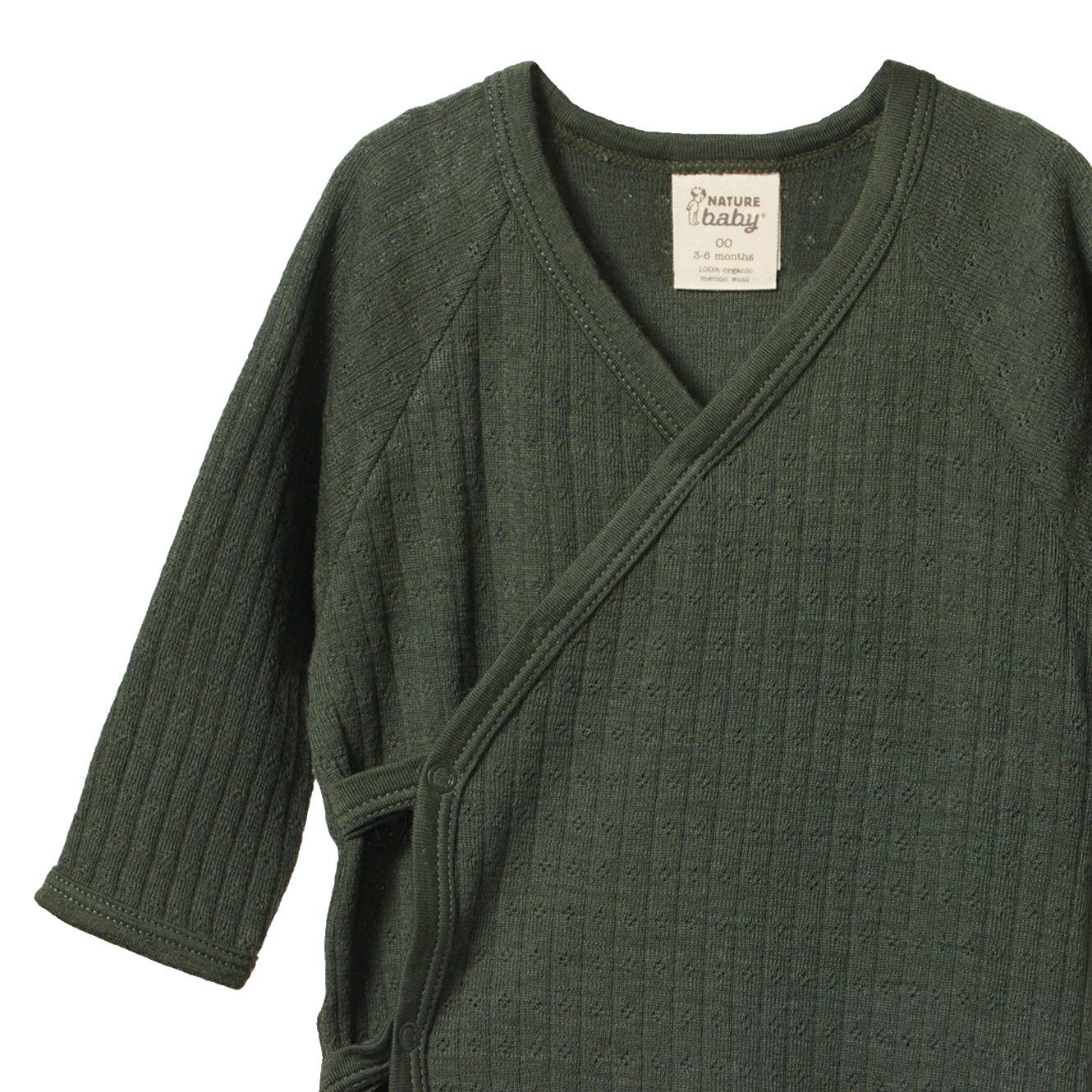 KIMONO STRETCH & GROW POINTELLE - Thyme