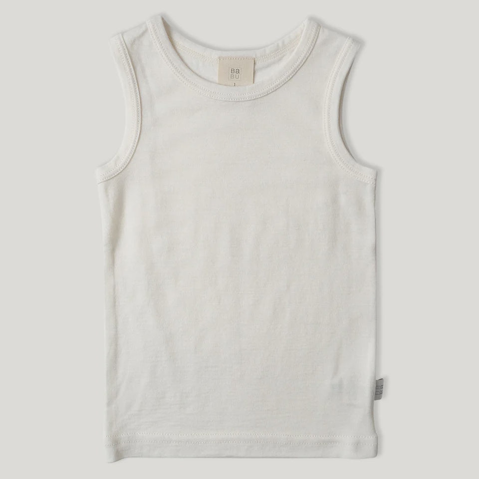 Merino Singlet - Cream