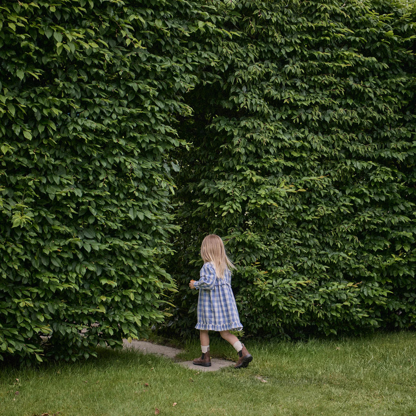 NORA DRESS - Bluebelle Check