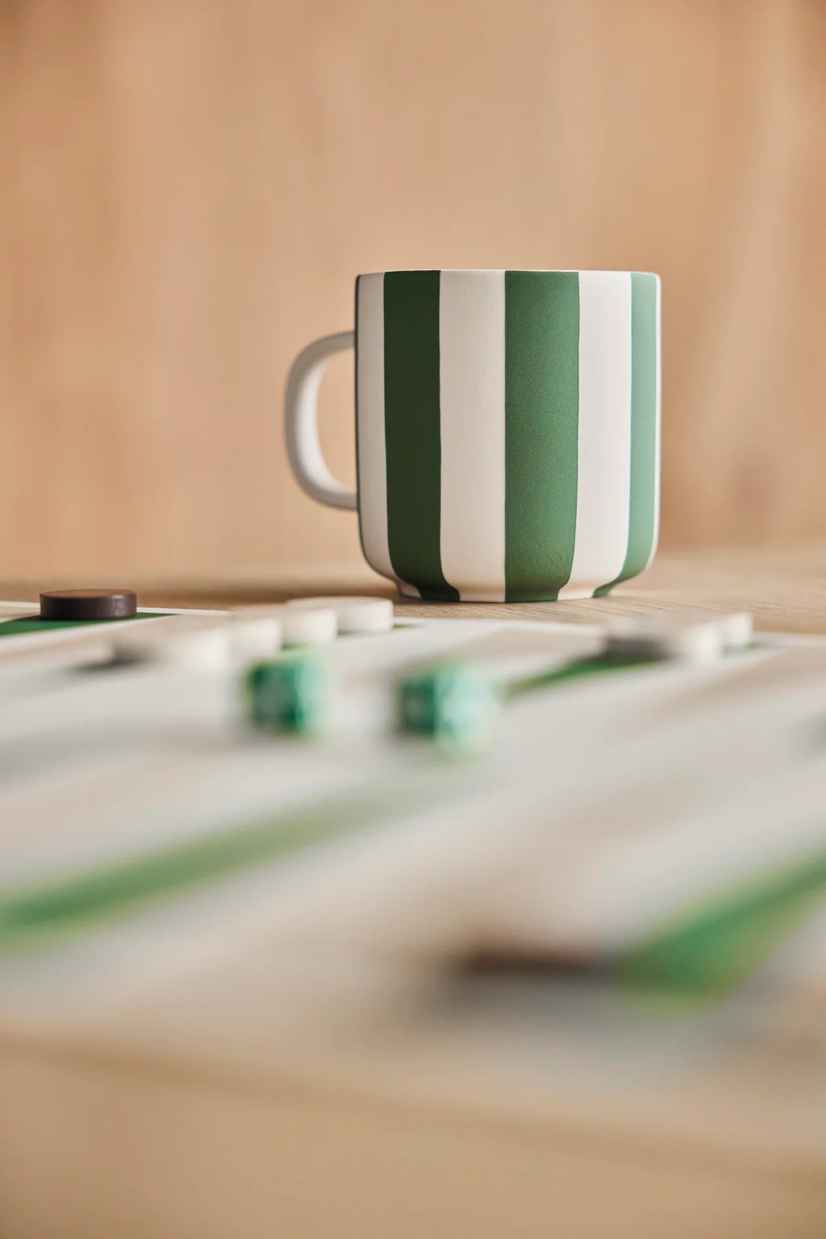 Toppu Mug - Offwhite/Green