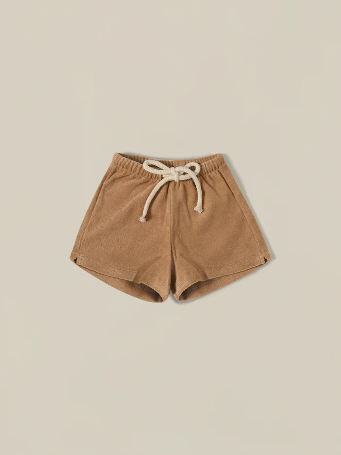 Gold Terry Rope Shorts