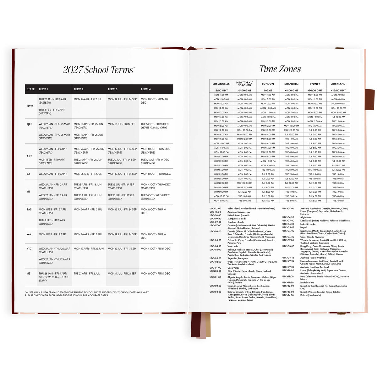 2027 A5 Vertical Planner - Sorrento