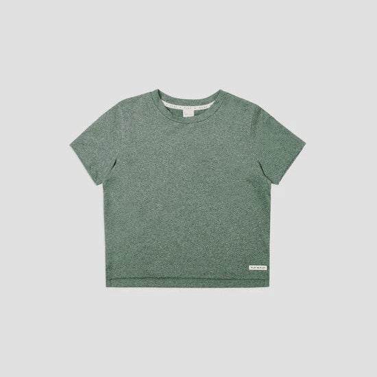 COVE ESSENTIAL TEE || HEATHERED GREEN