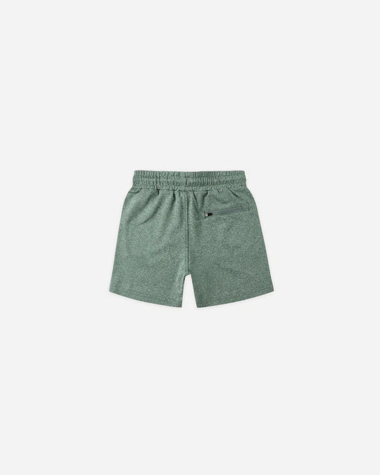 OCEANSIDE TECH SHORT || HEATHERED GREEN