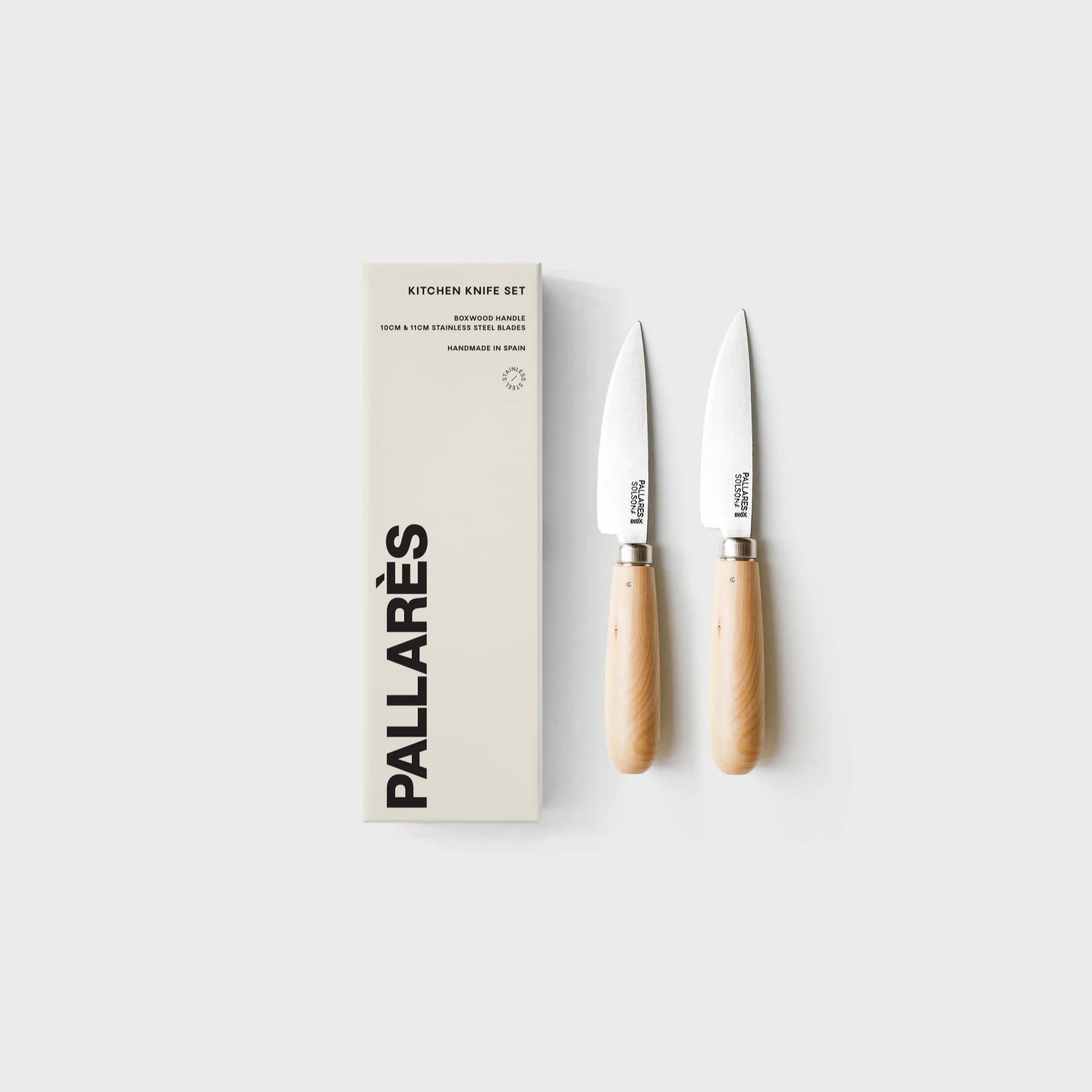 Pallares Kitchen Knife Set Stainless - 10cm & 11cm