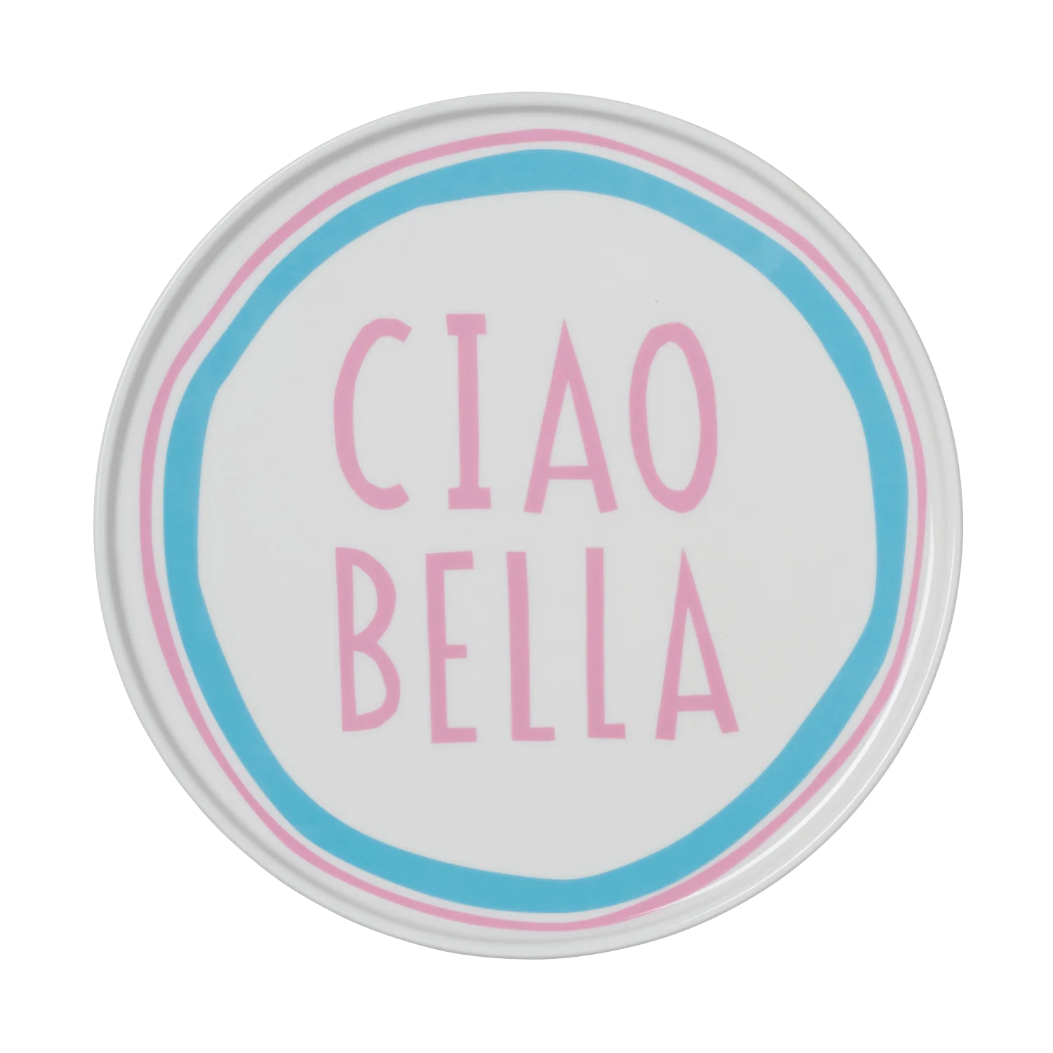 Blue Ciao Bella Plate
