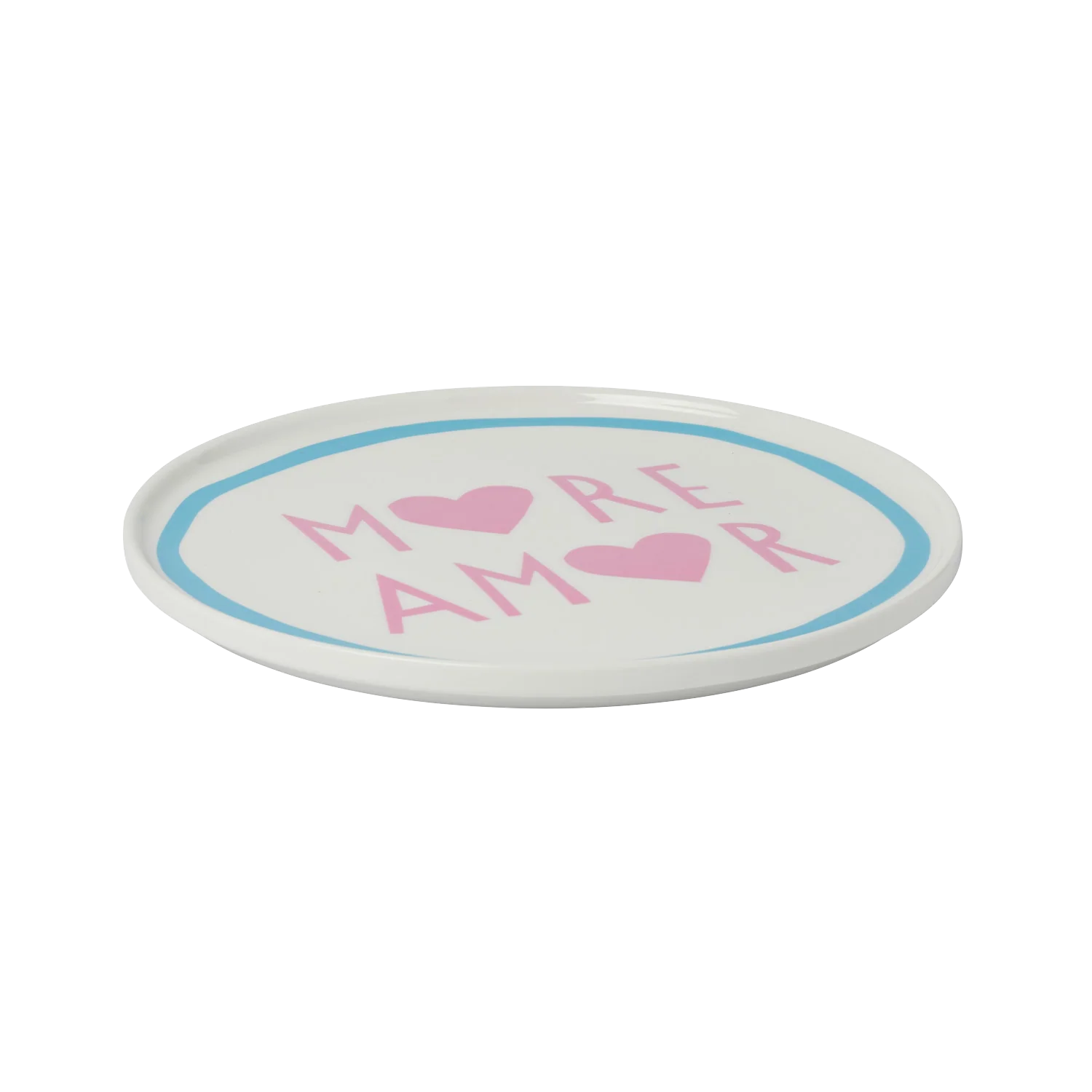 Blue More Amore Plate