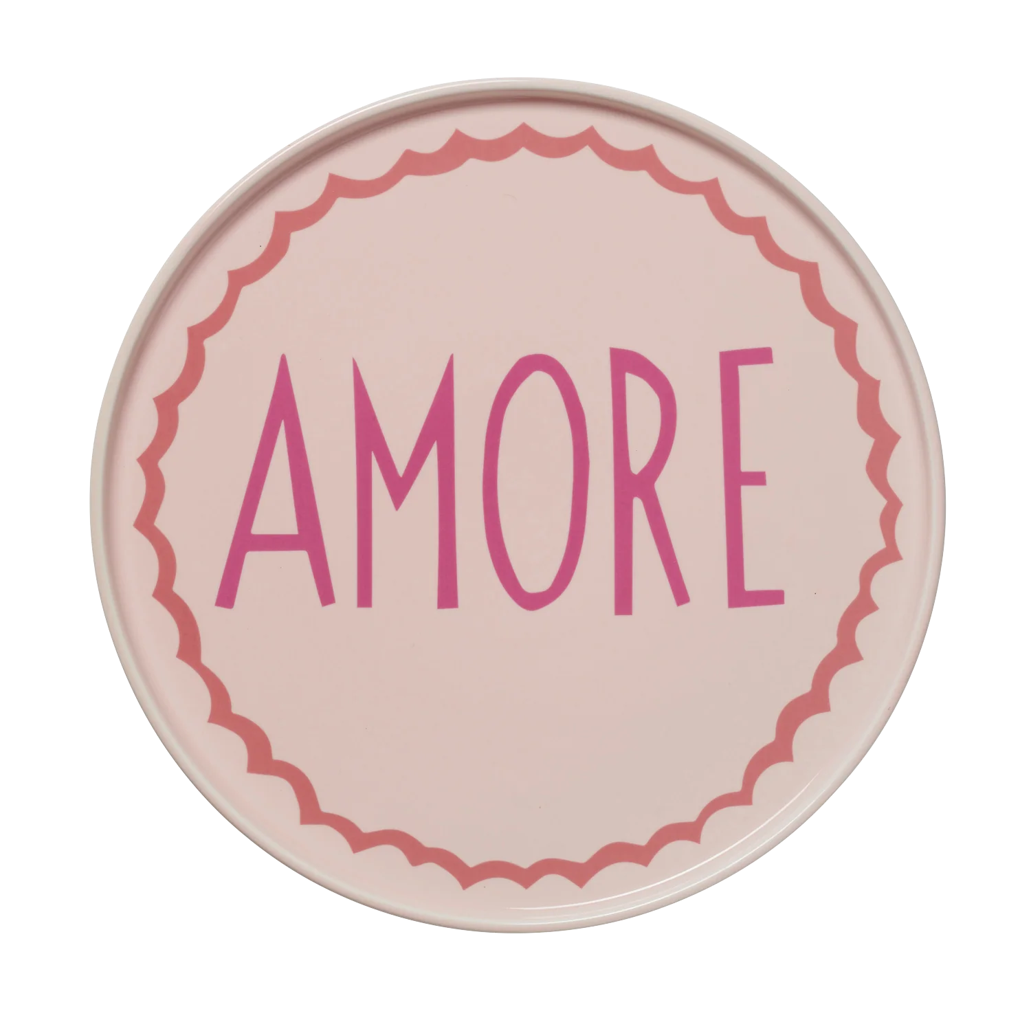 Pink Amore Plate