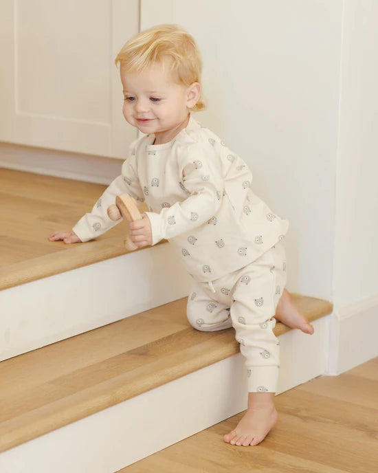 DRAWSTRING PANT || BEARS - NATURAL