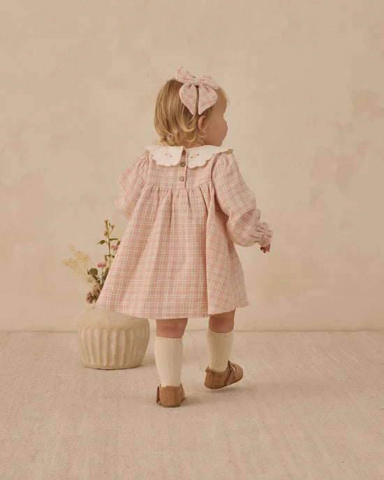 Callie Dress || Pink Plaid - Addy & Lou