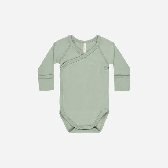 Side Snap Bodysuit || Sage