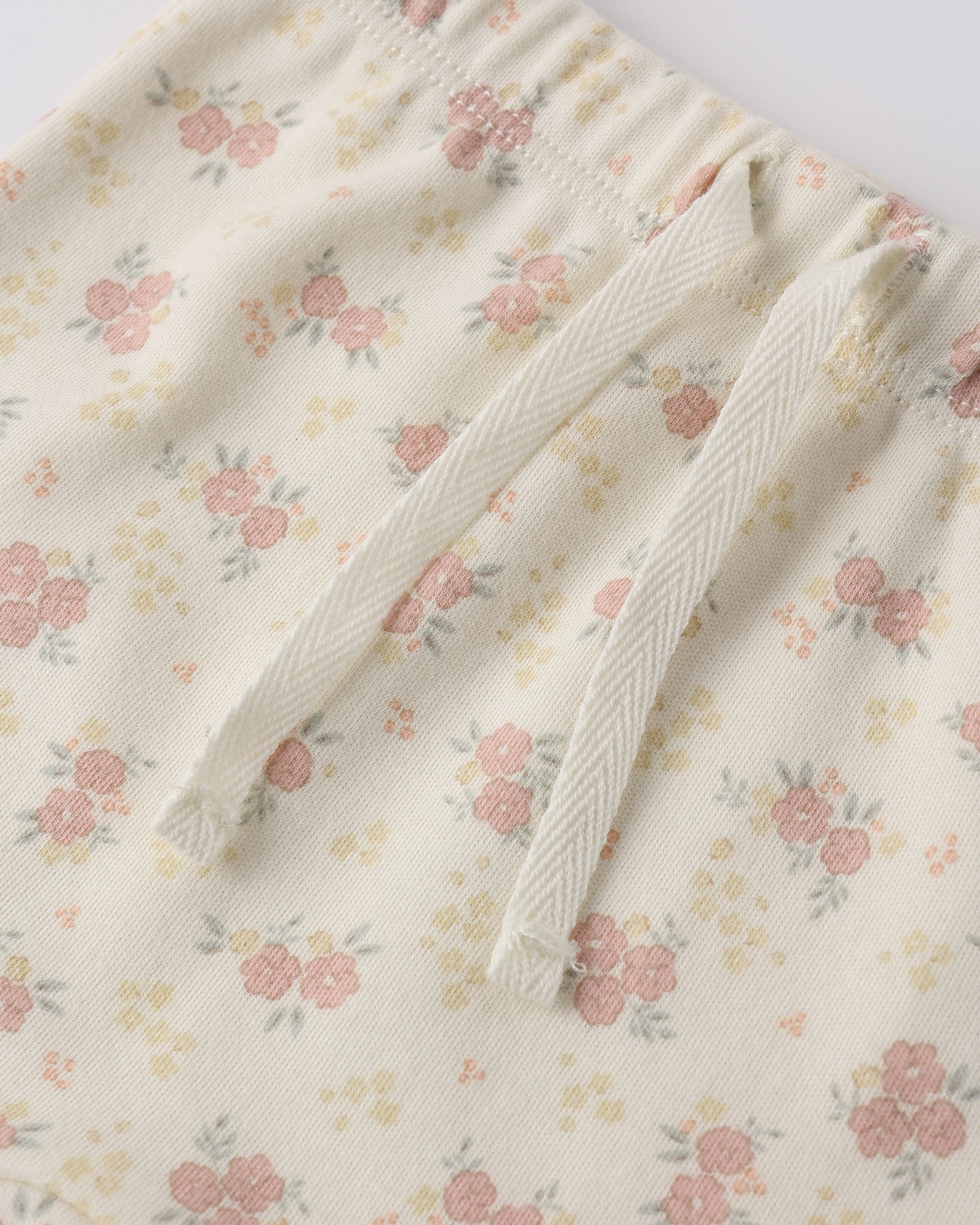 Wrap Top + Footed Pant Set || Flower Field - Addy & Lou