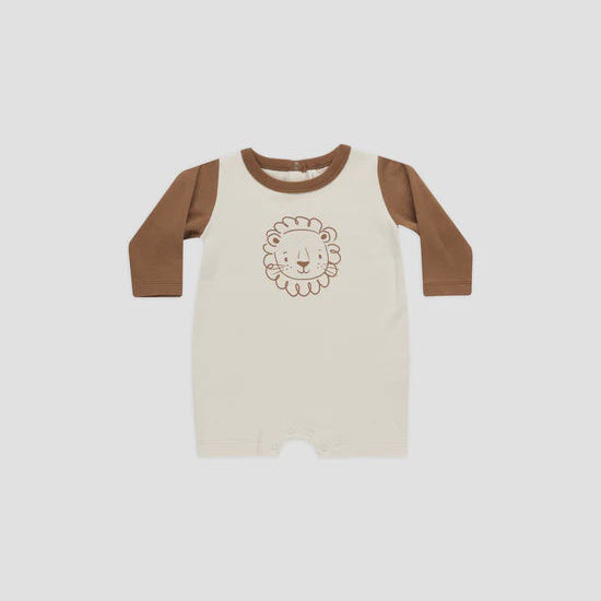 Long Sleeve Romper - Lion