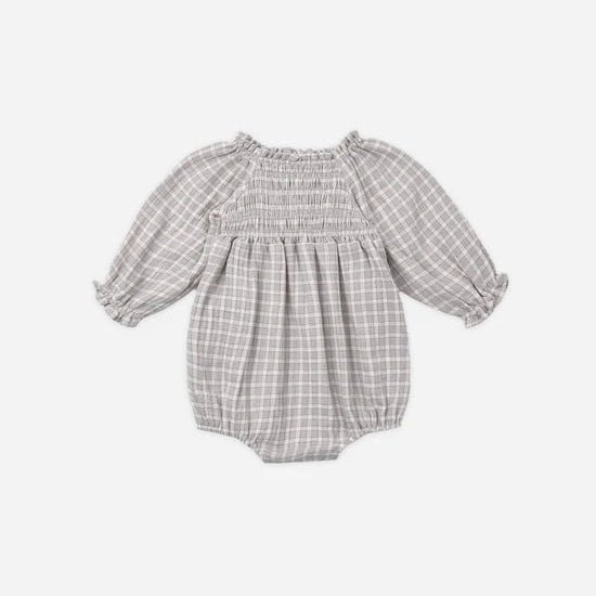 Eden Romper Blue Gingham