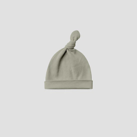 Knotted Baby Hat || Sage