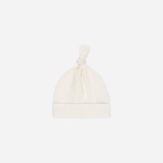 Knotted Baby Hat || Natural