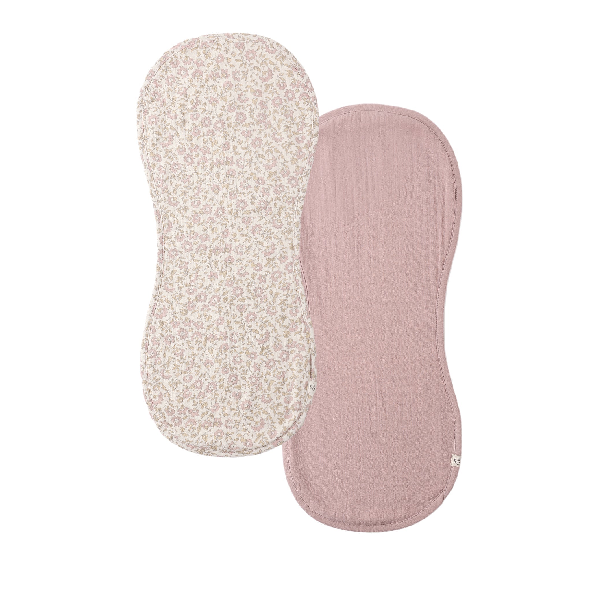 Burp Cloth, 2 Pack || Dahlia, Mauve - Addy & Lou