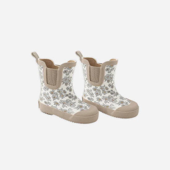 Rain Boots || Blue Floral