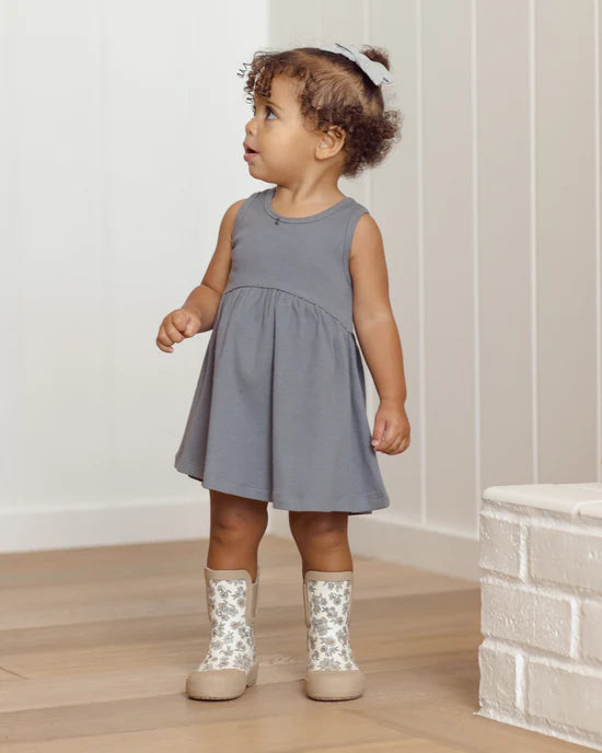Rain Boots || Blue Floral