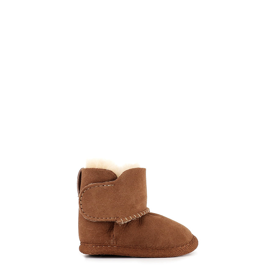 Platinum Baby Bootie - Chestnut