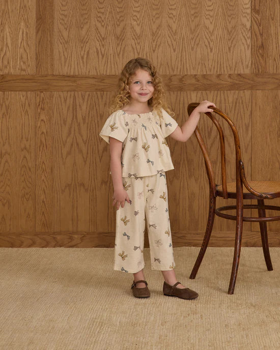 WIDE LEG PANT || BOWS